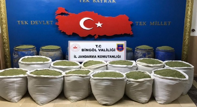 1 ton 351 kilo toz esrar ele geçirildi