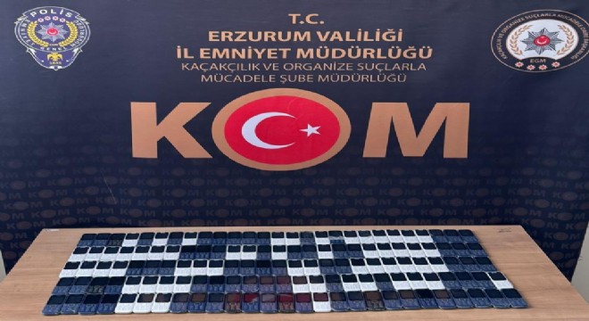 138 adet kaçak cep telefonu ele geçirildi