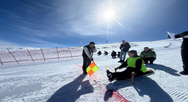 8 ilden 52 sporcu Erzurum Kızağında yarıştı