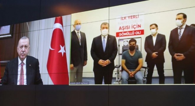 Cumhurbaşkanı Erdoğan’dan Yerli Aşı müjdesi
