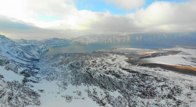 Doğu Anadolu’dan muhteşem kış görüntüleri