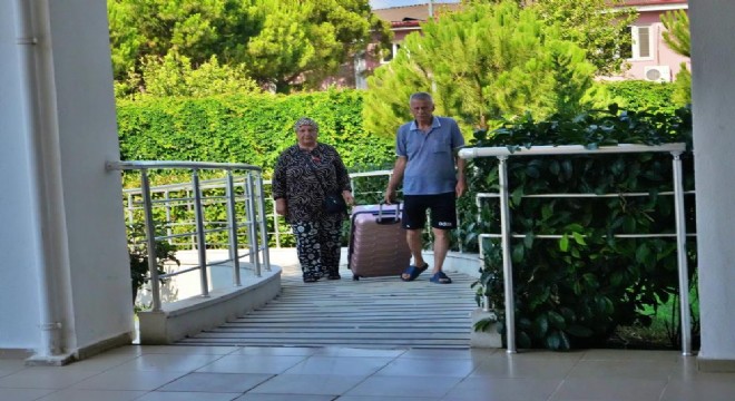 Emeklilerin Antalya'daki KYK yurtlarında ücretsiz tatil keyfi başladı