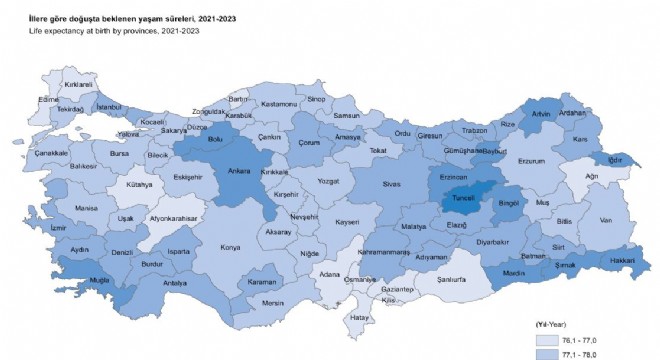 Erzurum ülke ortalamasını geçti