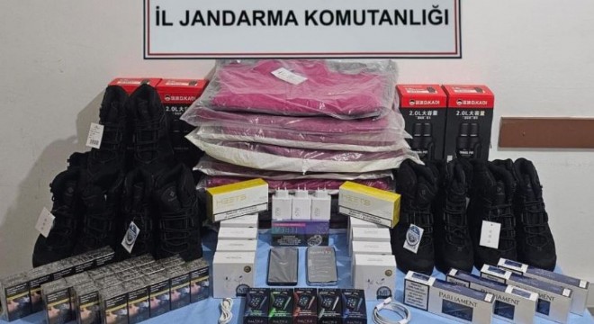 Jandarmadan gümrük kaçakçılığı operasyonu