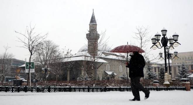Meteorolojiden Erzurum için yoğun kar yağışı uyarısı