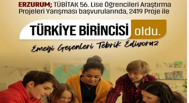 TÜBİTAK proje başvurularında Erzurum farkı