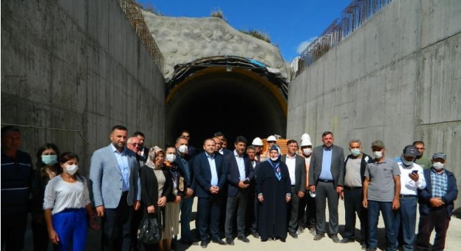 Ulgar Dağı tünelinde çalışmalara yeniden başlandı
